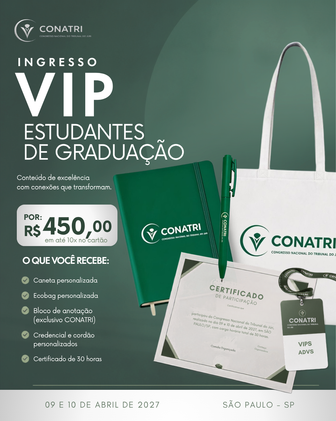 Ingresso VIP Estudantes