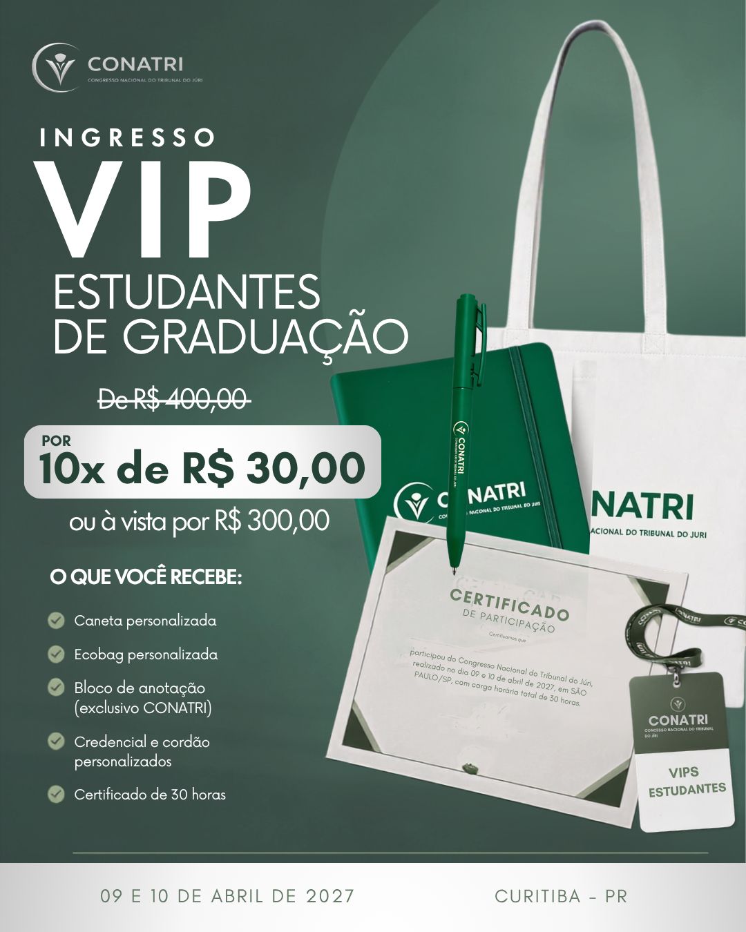 Ingresso VIP Estudantes