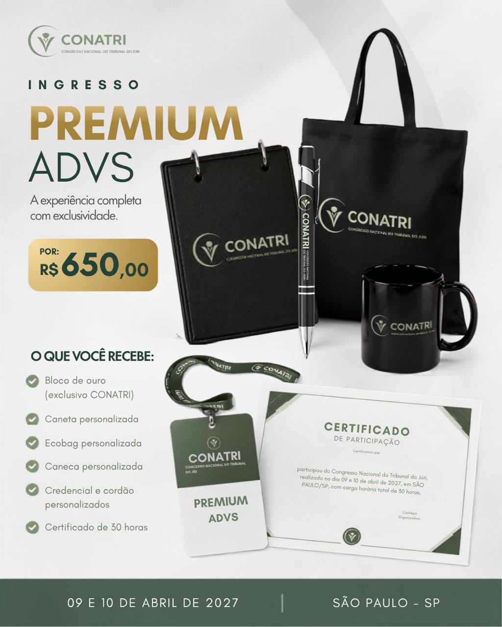 Ingresso Premium Advogados