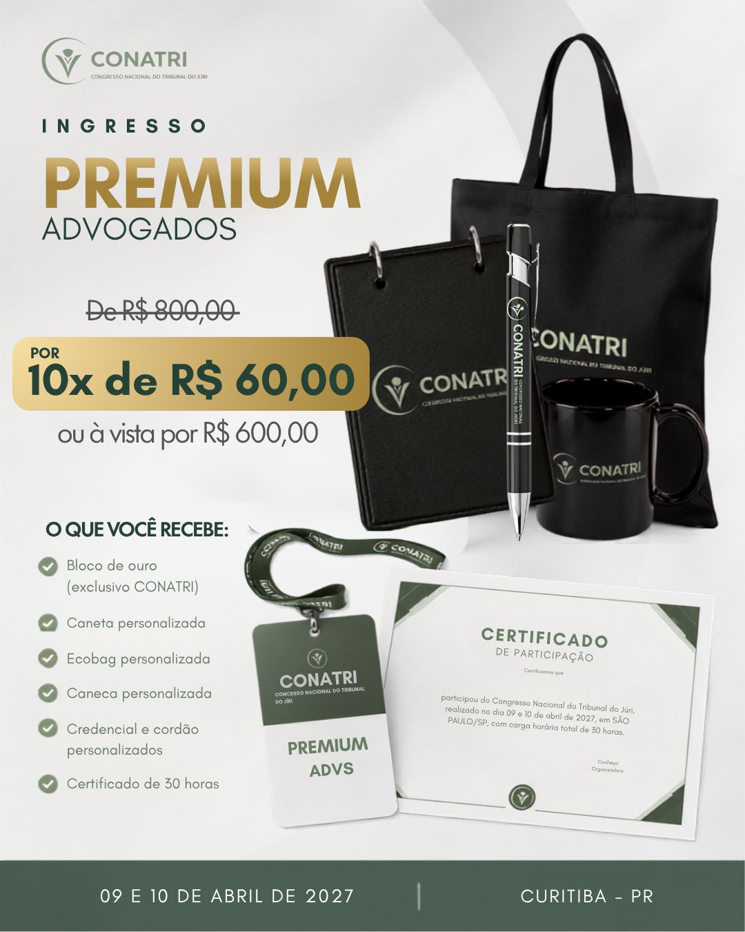 Ingresso Premium Advogados